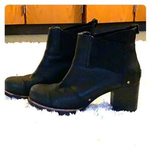 Sorel block healed boots